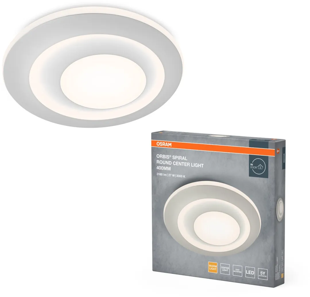 Osram Orbis Spiral RD CL LED Plafondlamp 400mm - 27W 3000lm Warmwit