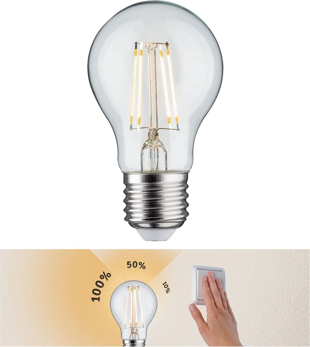 Paulmann Filament LED-gloeilamp E27 5W 470lm 2700K