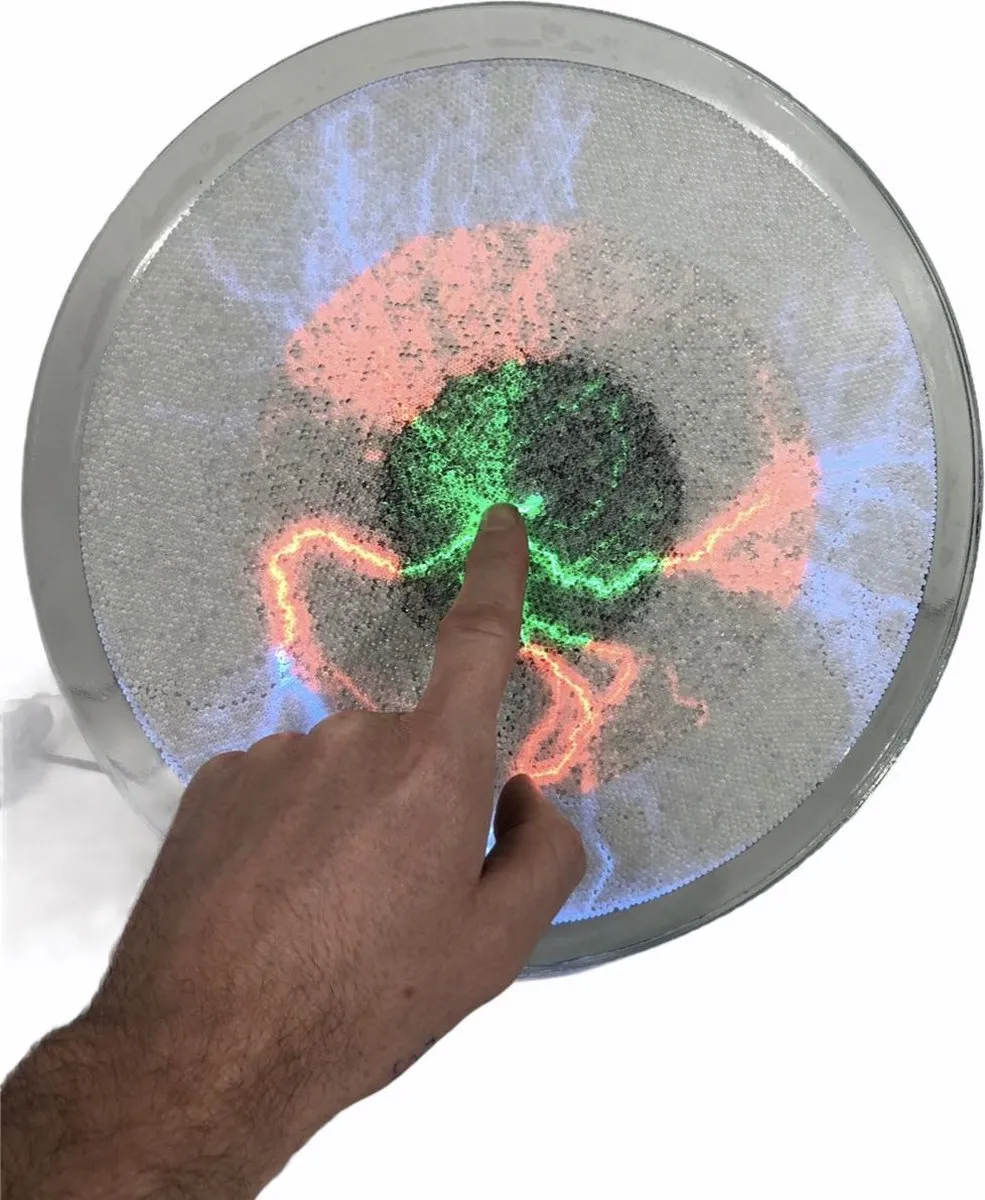 Twinkle Toys Plasma Disk 30cm - Full Color - Zwart