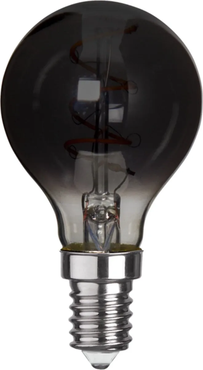 Star Trading Kogellamp E14 3W - Rookglas