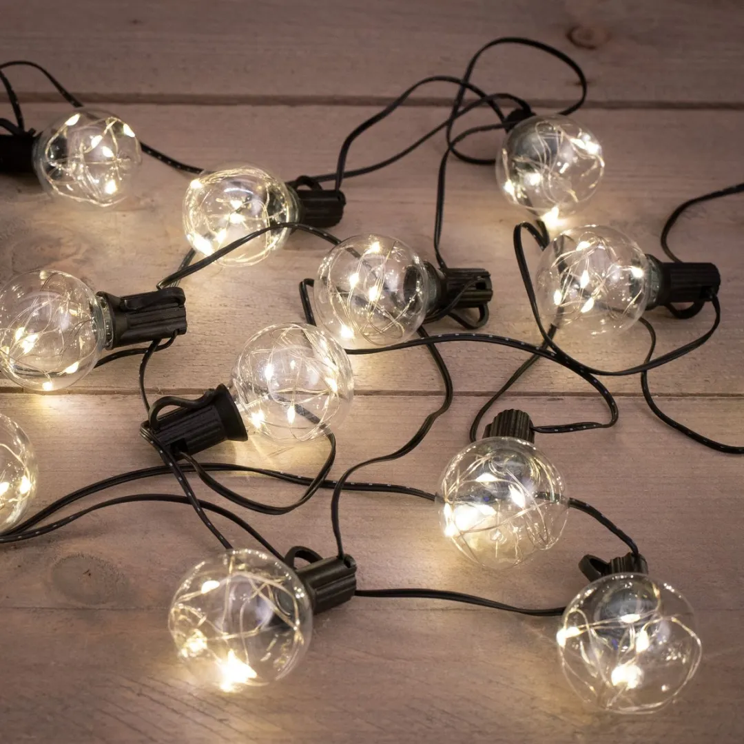 Anna's Collection Solar Lichtsnoer 20 Warm Wit LED - 600cm
