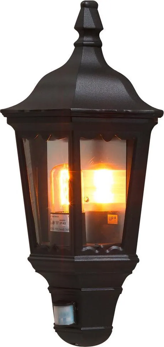 Konstsmide Firenze Wandlamp 100W Matzwart