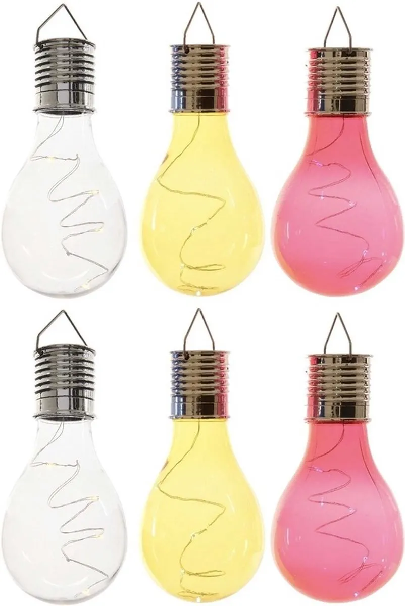 Lumineo 6x Zonne-LED Peertjes 1W