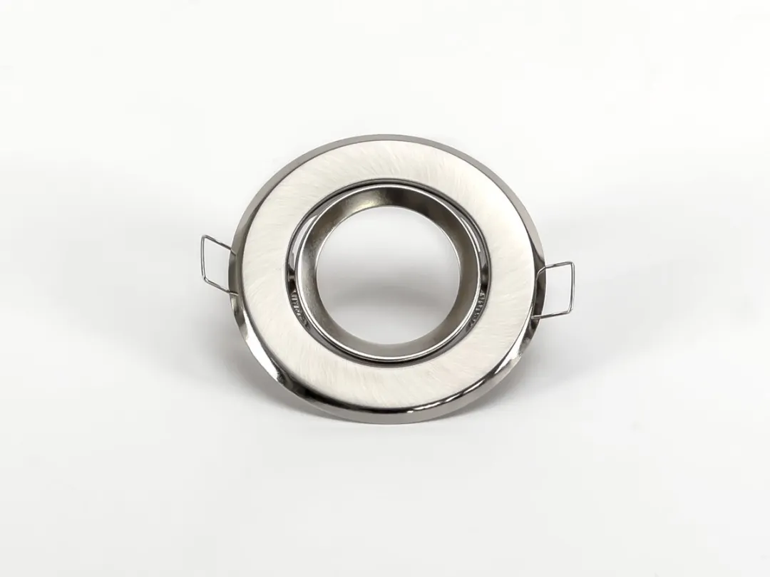 Solistech Inbouw GU10 LED Spot 2 Stuks - Ø75mm Kantelbaar - Zilver