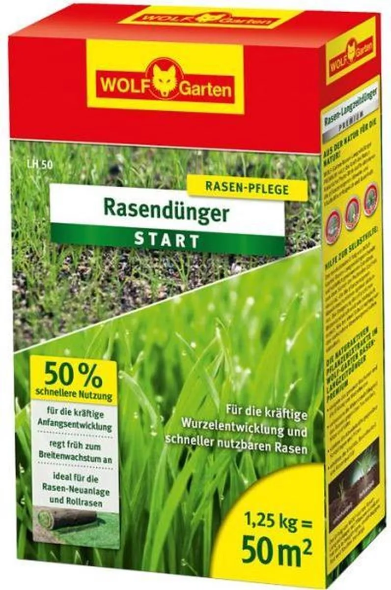 WOLF-Garten Start Gazonmest 1,25kg - 50m²