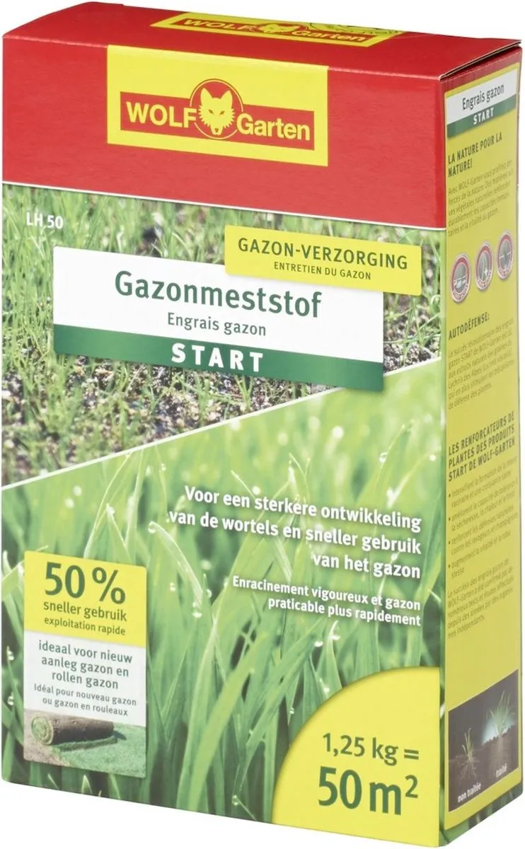 WOLF-Garten Start Gazonmest 1,25kg - 50m²