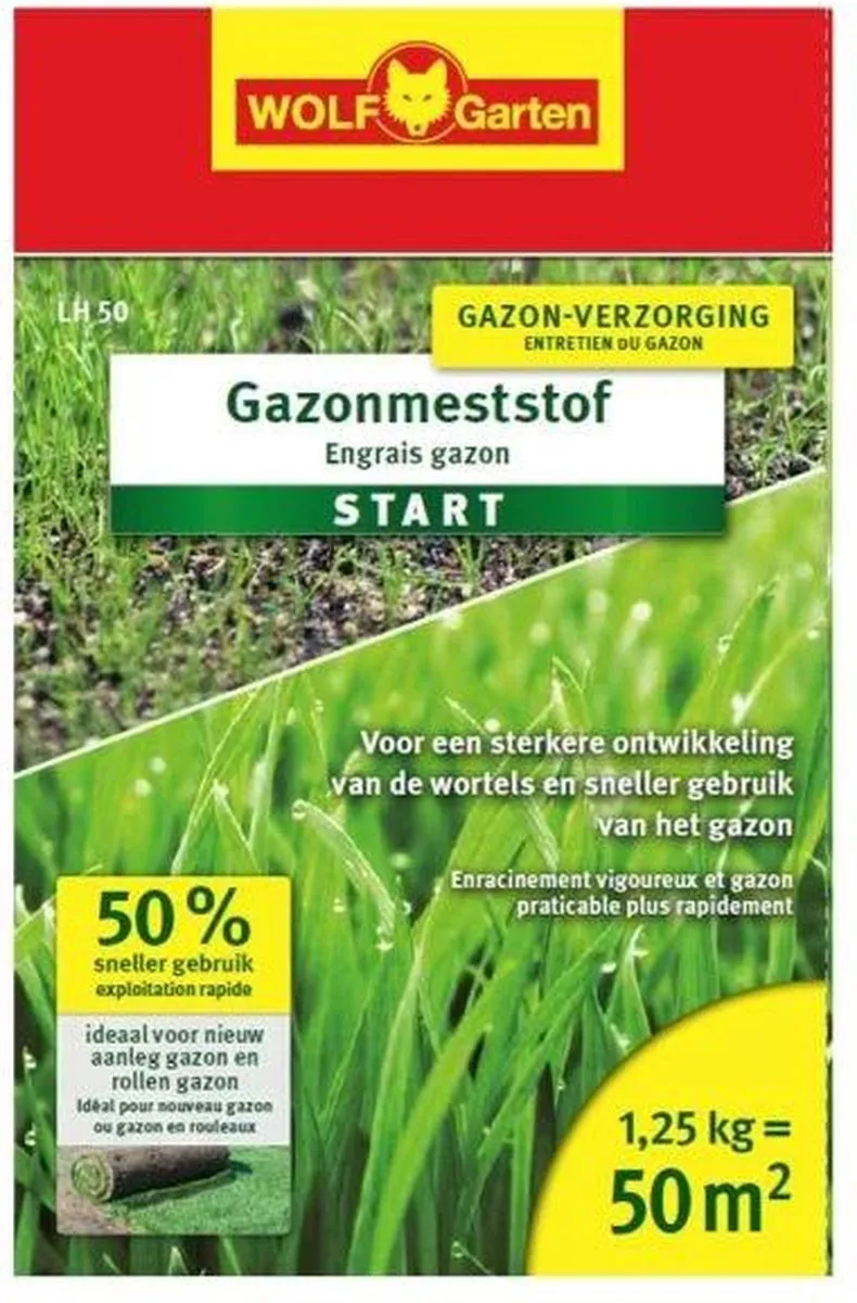 WOLF-Garten Start Gazonmest 1,25kg - 50m²