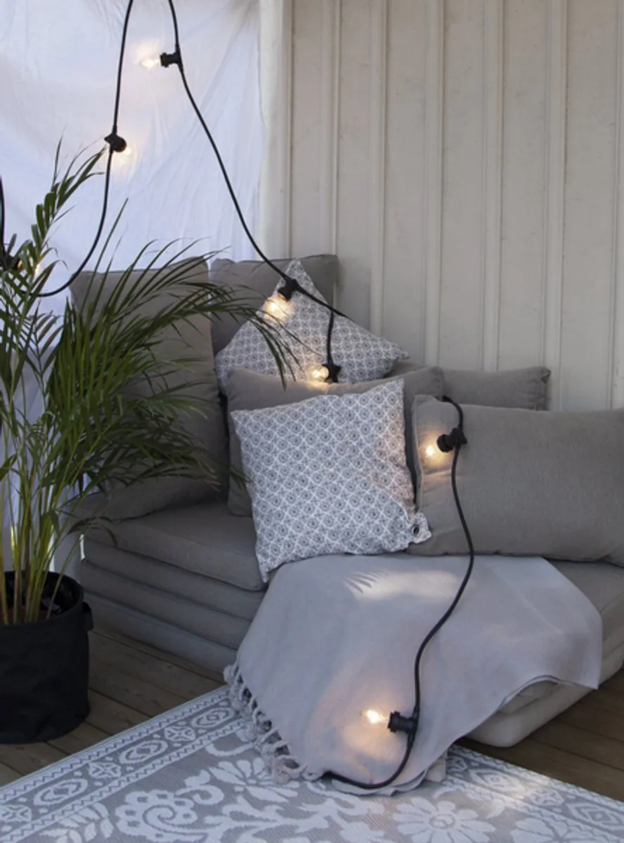 Star Trading Prikkabel Kogellamp E27 1.4W Extra Warm Wit