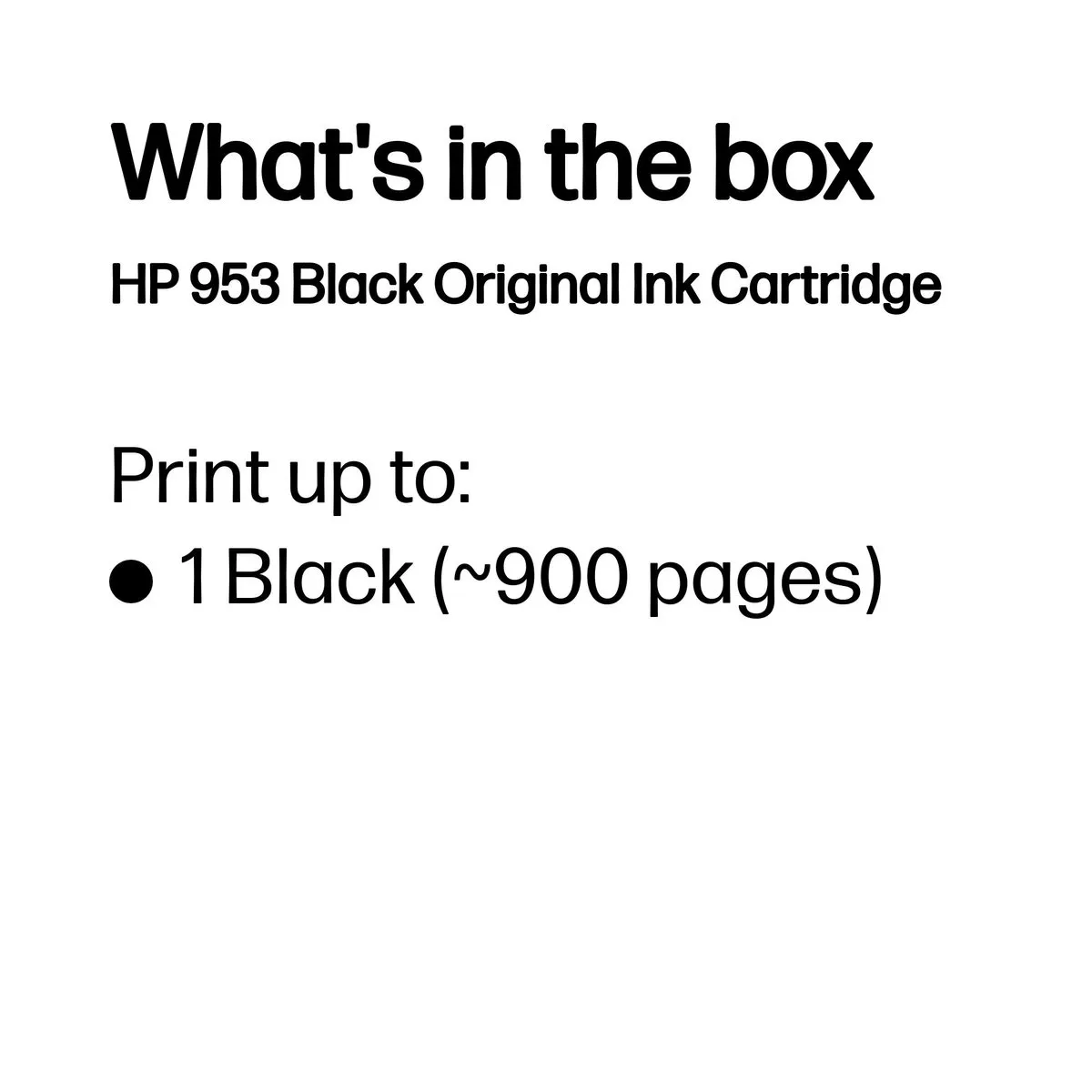 HP 953 L0S58AE Inktcartridge - Zwart
