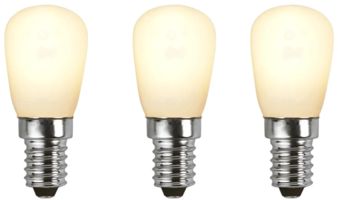 Star Trading Mini Lampje E14 2W - 3 Stuks - Mat - Extra Warm Wit