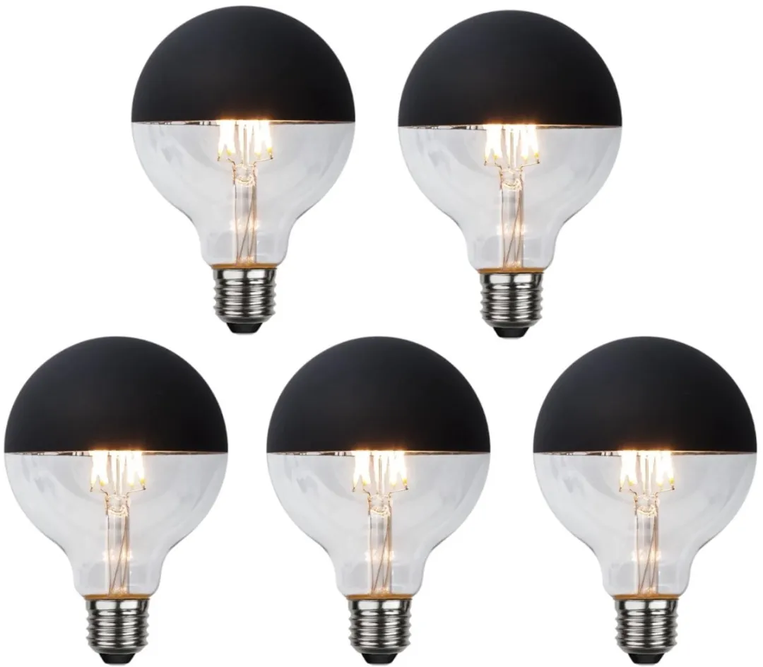 Star Trading G95 Globelamp E27 2.8W Extra Warm Wit - 5 Stuks