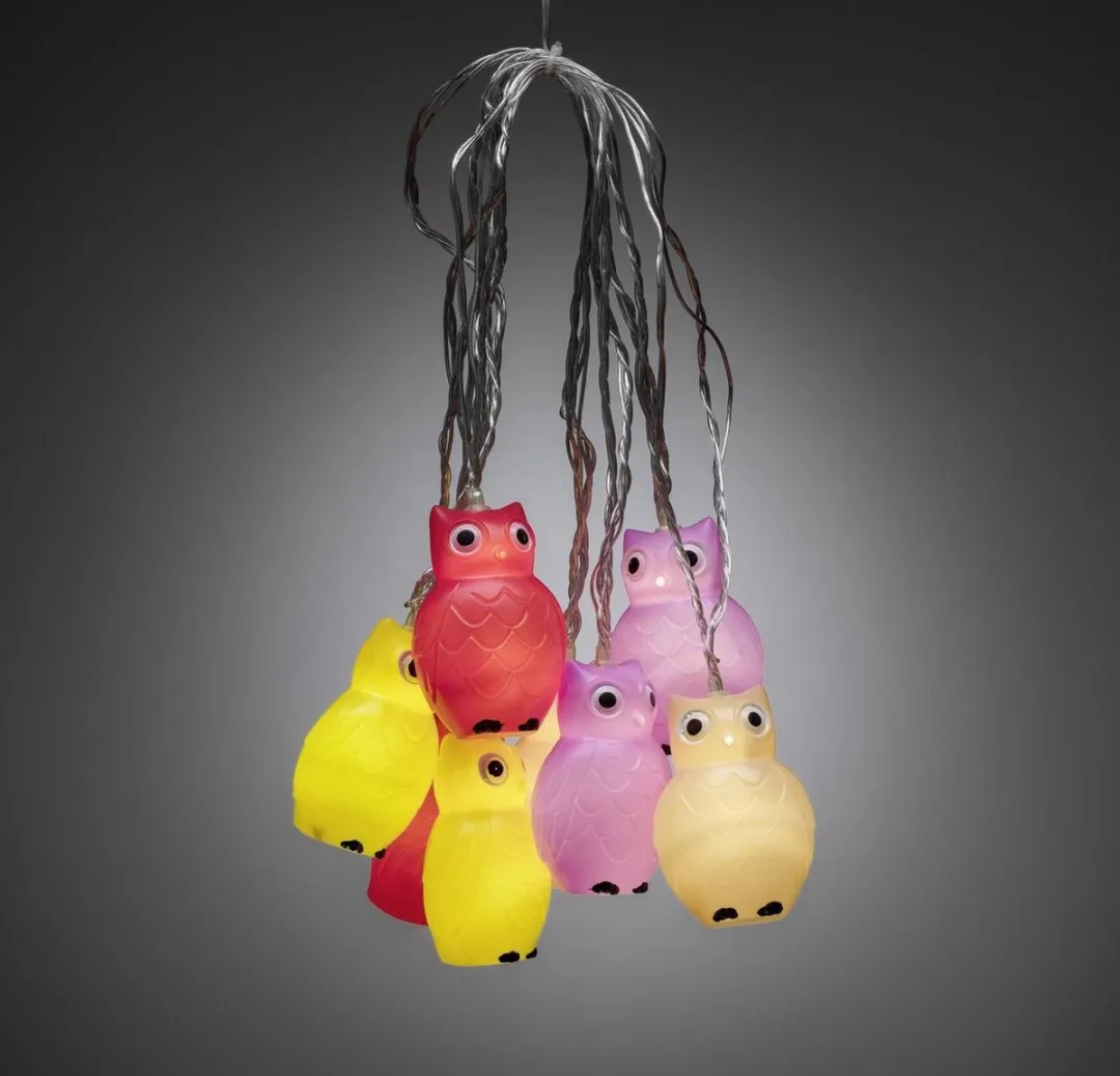 Konstsmide 1477-503 Motief Lichtketting Uil - 8,5m Warmwit