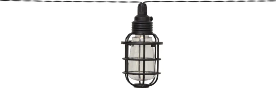 Star Trading Solar Fairy Lights Kooi - 8 Lichtpunten - Ø210cm - Zwart