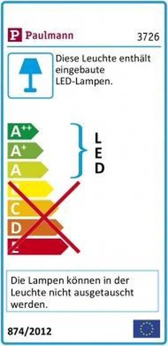 Paulmann LED-inbouwpaneel Cover-it Promo 165mm 8,8W - 880lm