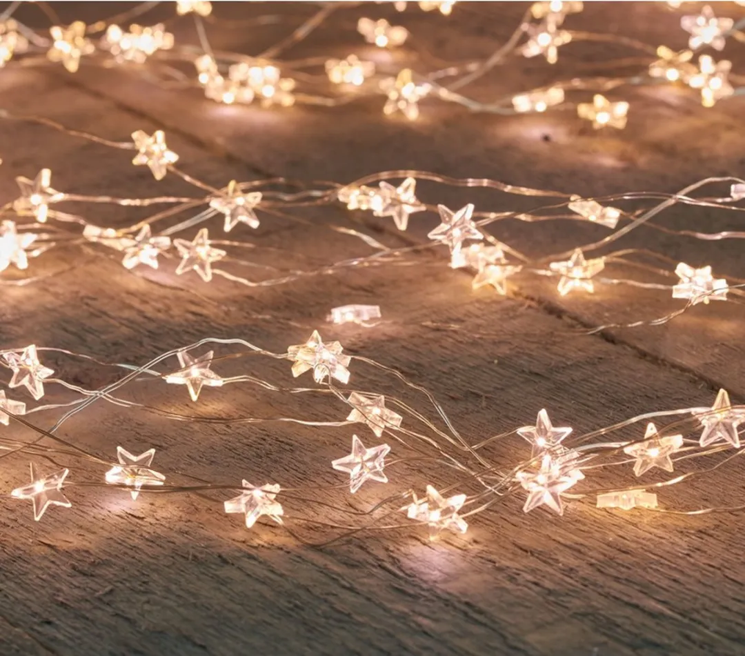 Anna's Collection Kerstverlichting Cascadelichtjes 40 Stuks - Warm Wit