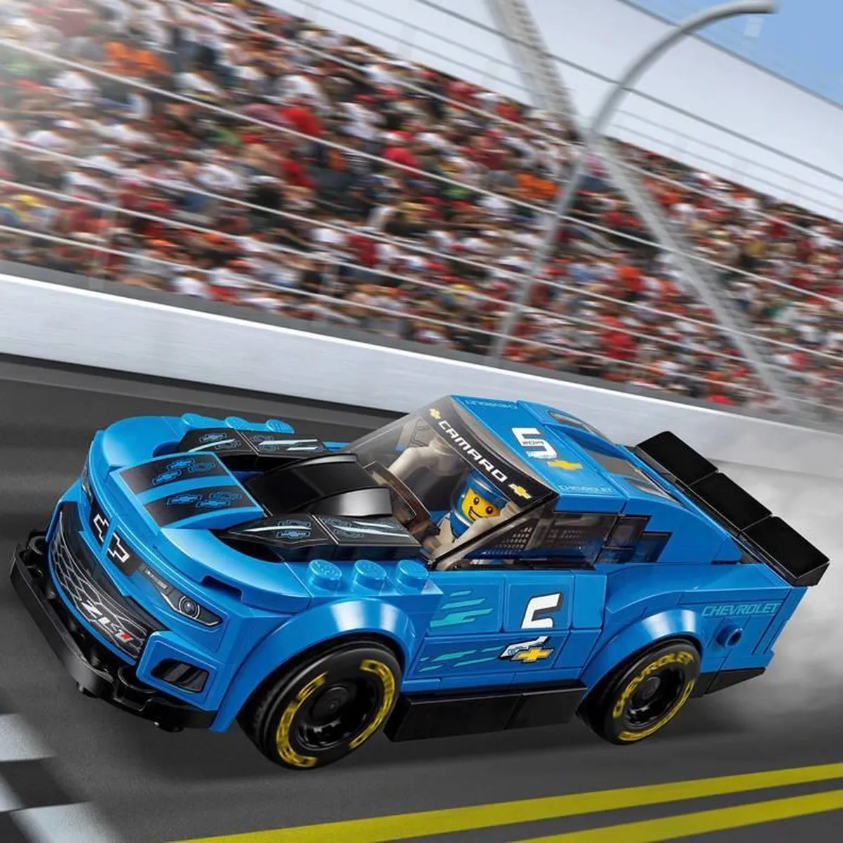 LEGO Speed Champions Chevrolet Camaro ZL1 75891 - 198 Stukken - Blauw
