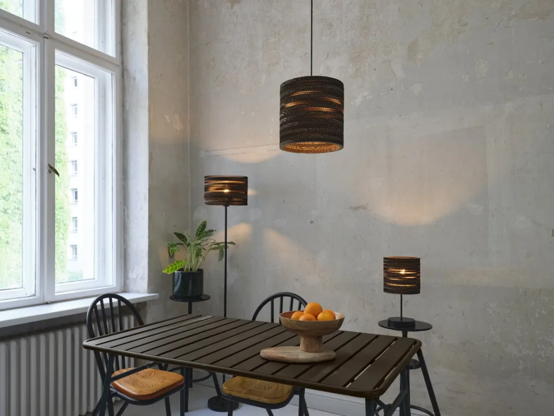 Osram Decor Karton Cilinder Hanglamp E27 - 250mm - Bruin
