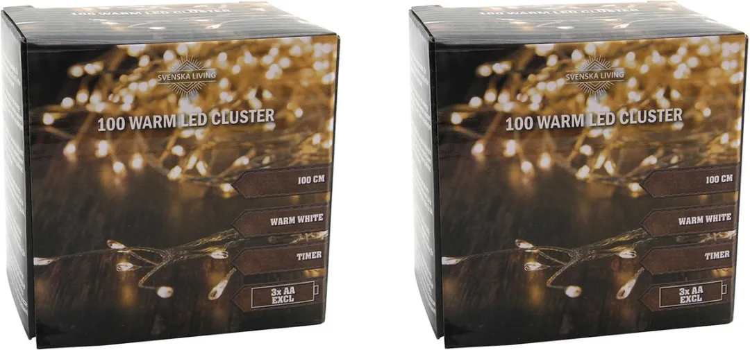 Anna's Collection Clusterverlichting 100 Lampjes Warm Wit