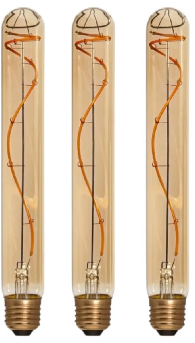 Star Trading Staaflamp E27 4W Super Warm Wit - 3 Stuks
