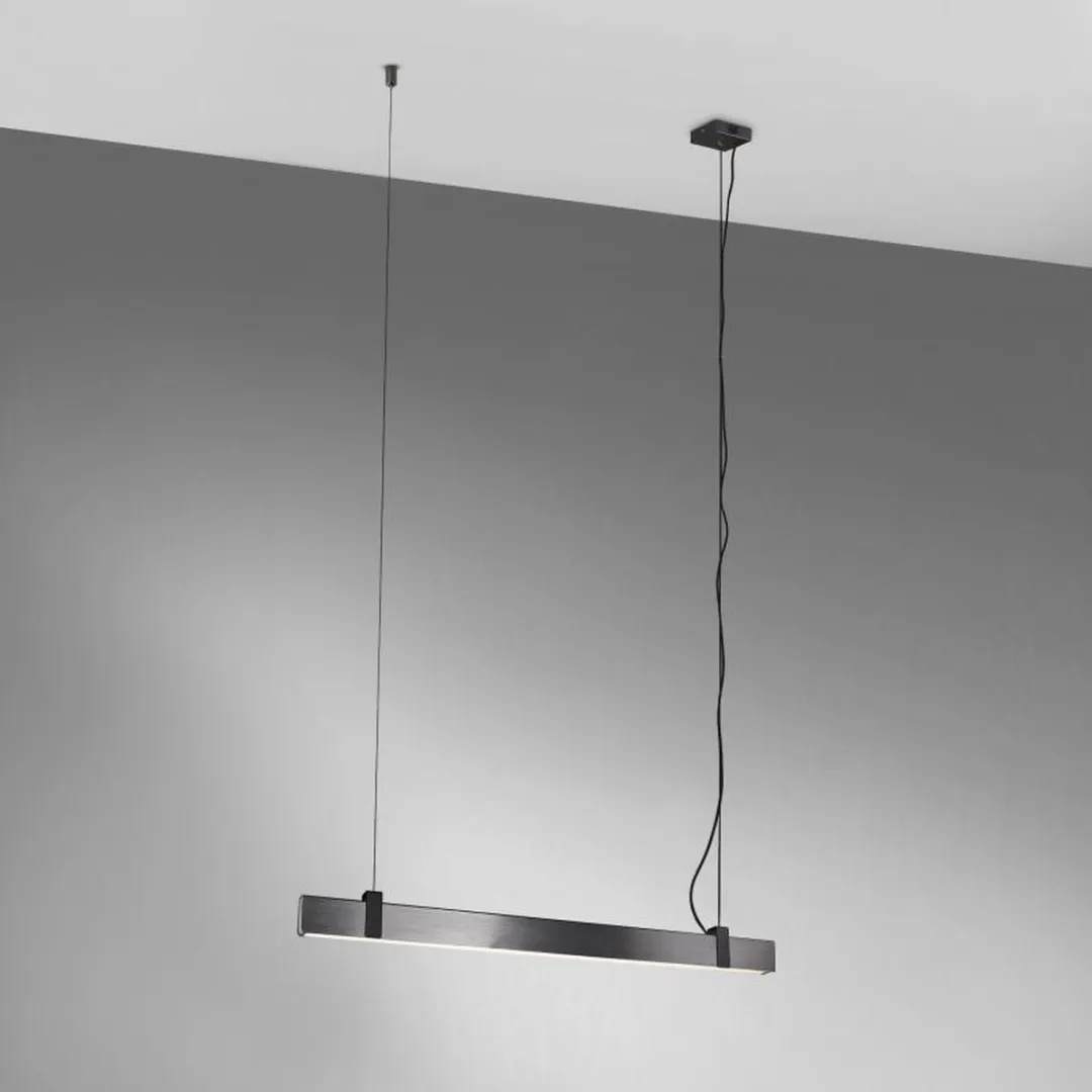Nordlux Hanglamp Lilt 115cm - 3-step dimbaar - Donker staal