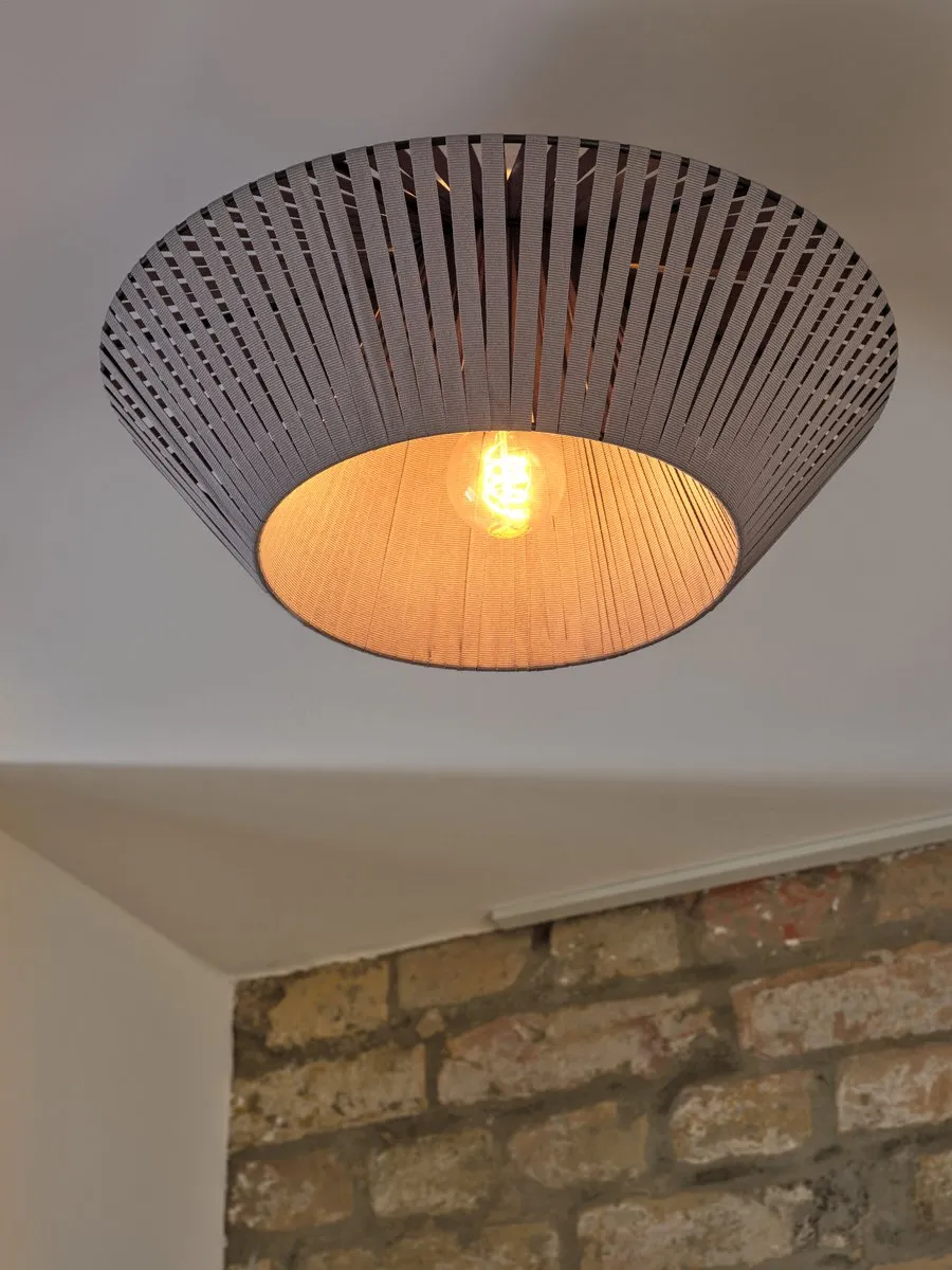 Osram Decor Stripes Plafondlamp E27 - 405mm Donkergrijs