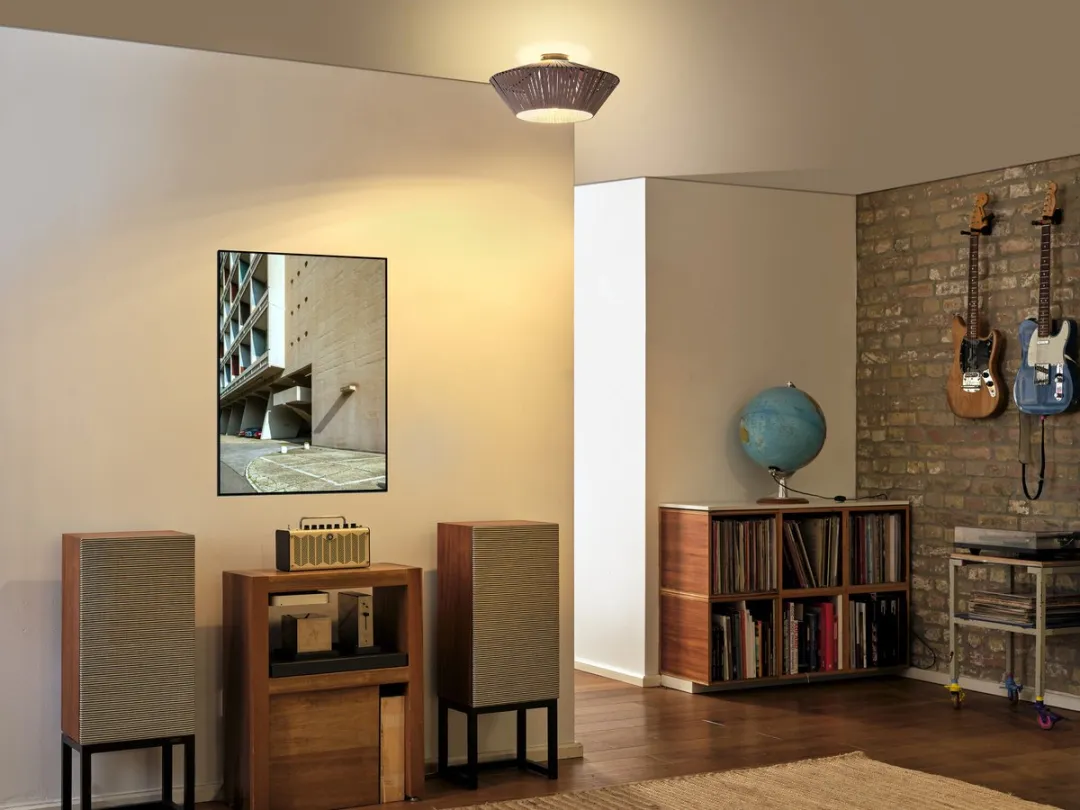 Osram Decor Stripes Plafondlamp E27 - 405mm Donkergrijs - afbeelding 6 van 6