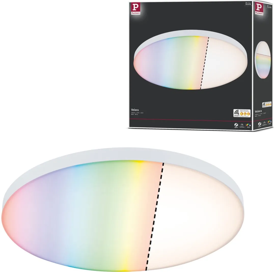 Paulmann Velora LED-paneel Zigbee 3.0 22W 2000lm RGBW+ Wit 40cm