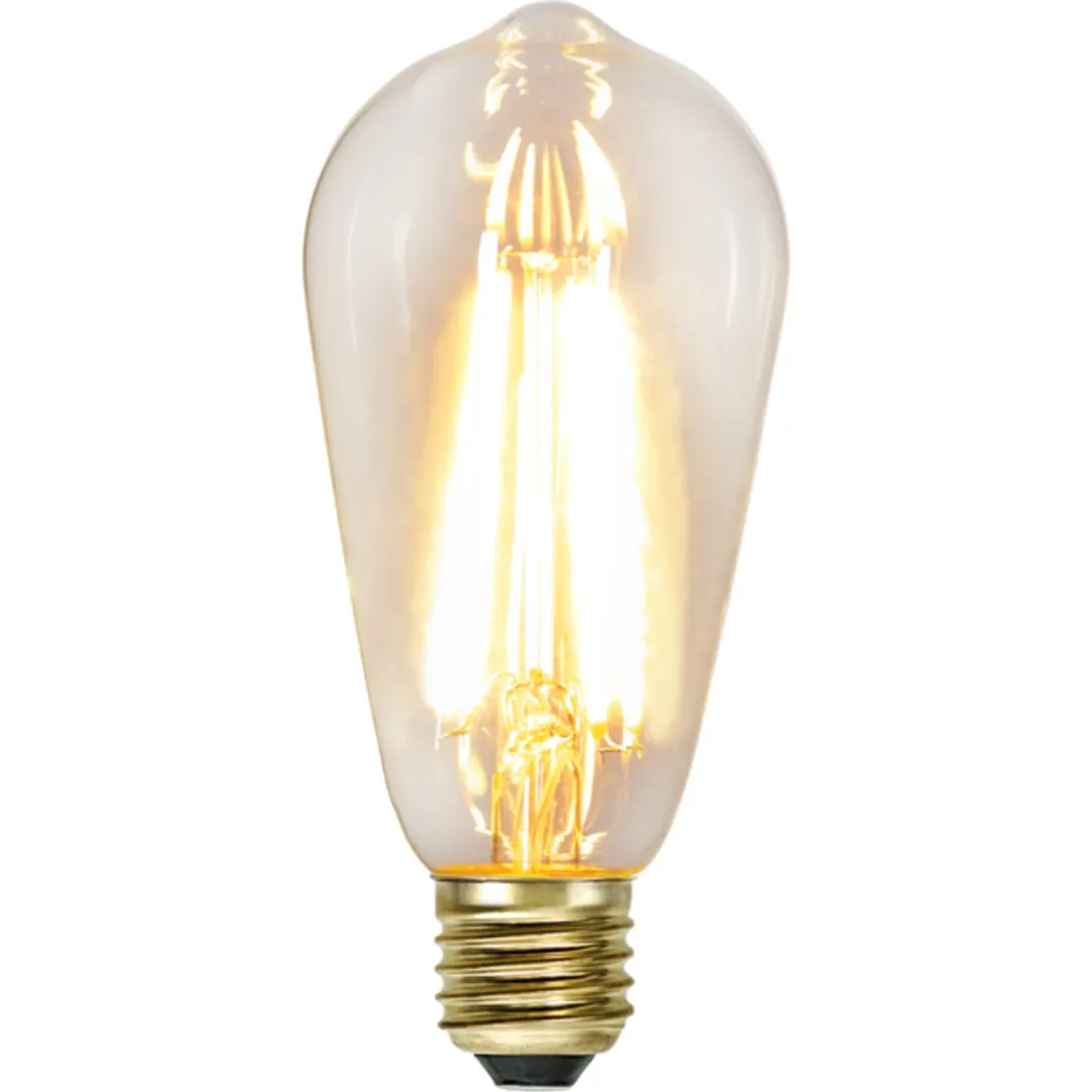 Star Trading Edisonlamp 6.5W - 3 Stuks - Helder
