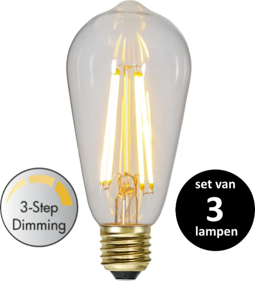 Star Trading Edisonlamp 6.5W