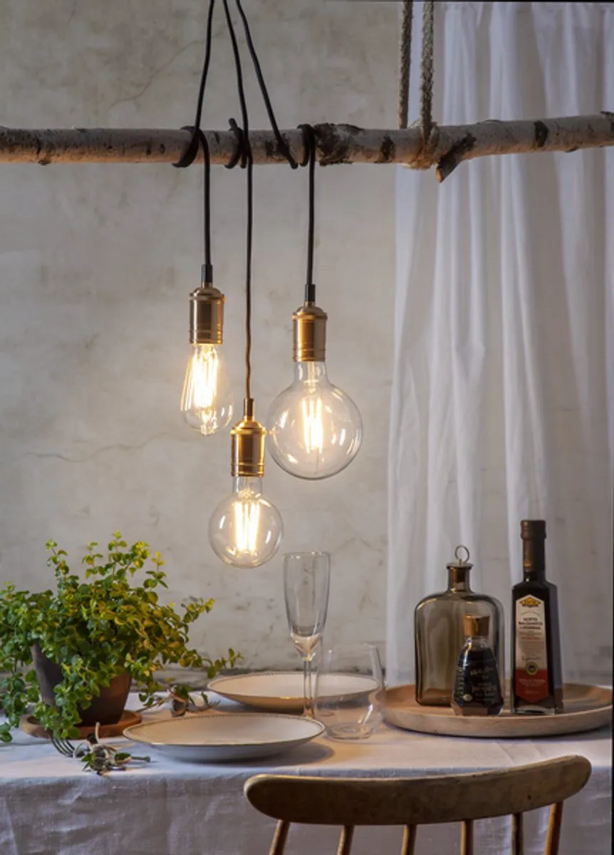 Star Trading Edisonlamp 6.5W - 3 Stuks - Helder
