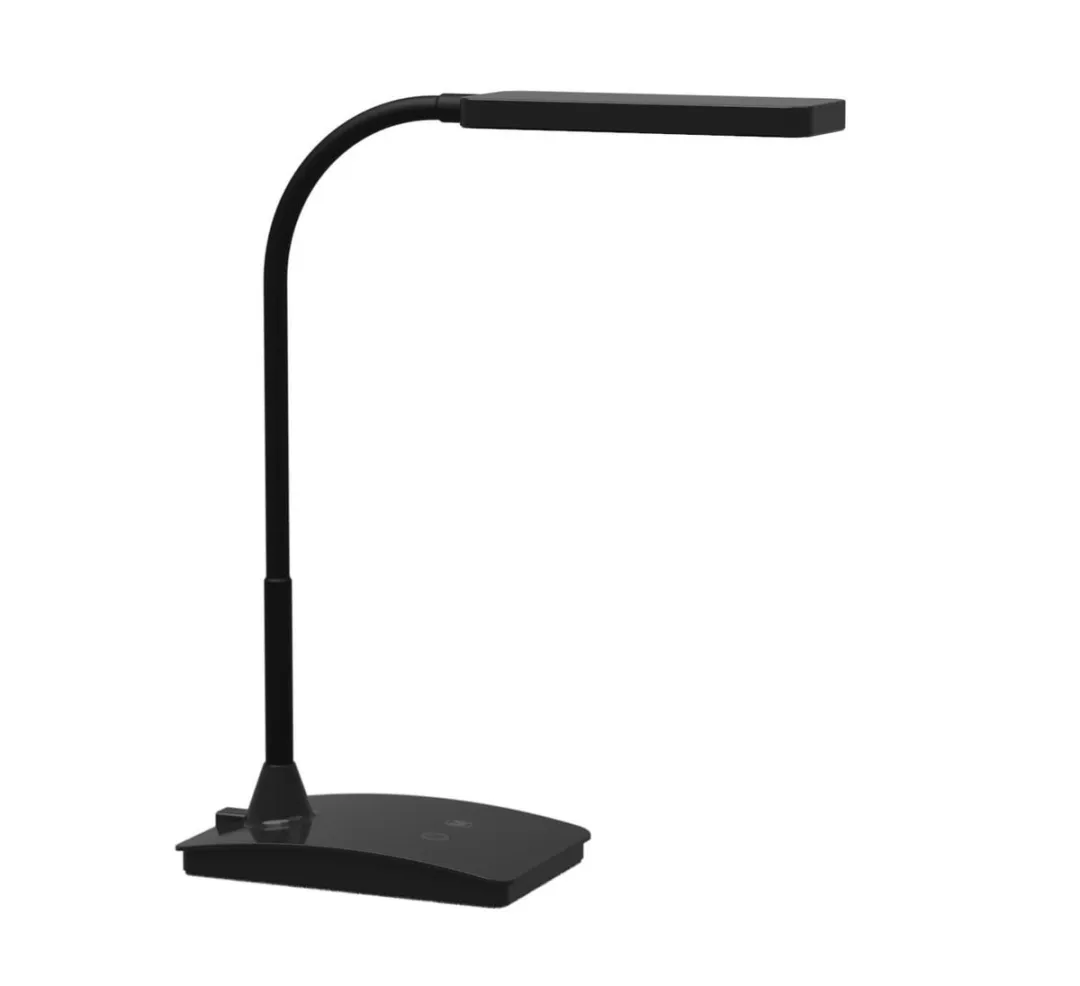 MAULpearly LED Bureaulamp - Zwart - 5W - Dimbaar - Flexibele Arm
