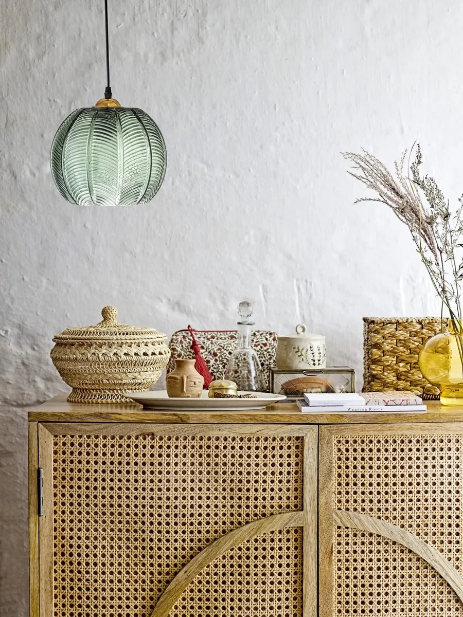 Bloomingville Hanglamp Adar Glas - Grijs