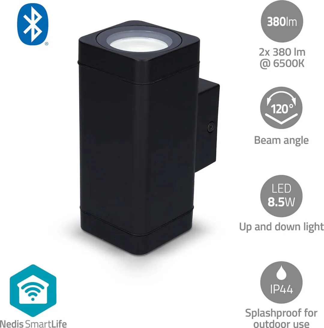 Nedis SmartLife Buitenlamp RGB & Wit 8,5W