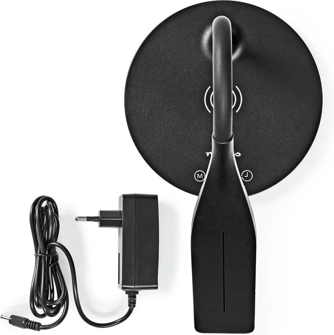 Nedis Bureaulamp met Draadloze Oplader - Zwart