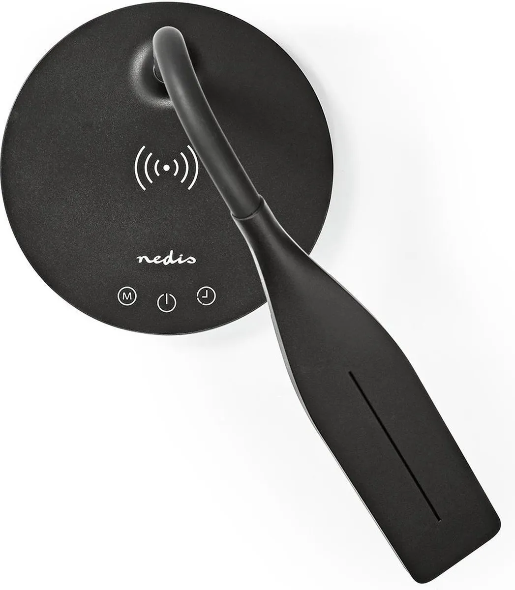 Nedis Bureaulamp met Draadloze Oplader - Zwart