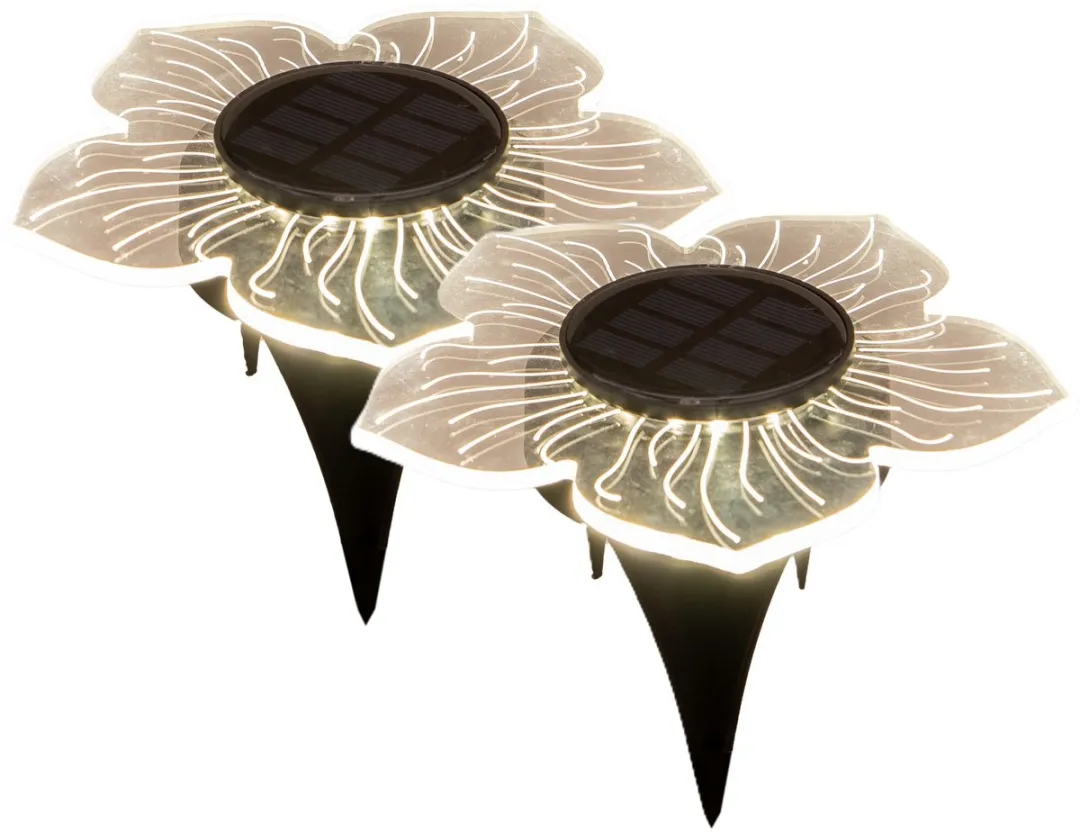 Anna's Collection Solar Prikspot Bloem 15cm