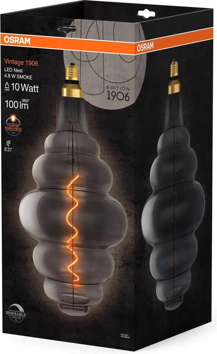 Osram LED-lamp E27 4.8W Warmwit - Ø20cm