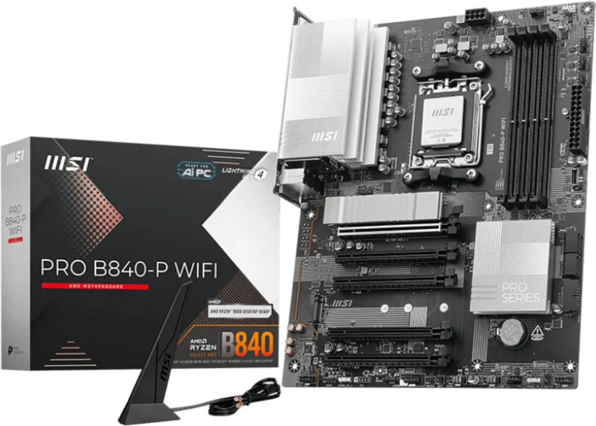 MSI PRO B840-P WIFI AM5 Moederbord