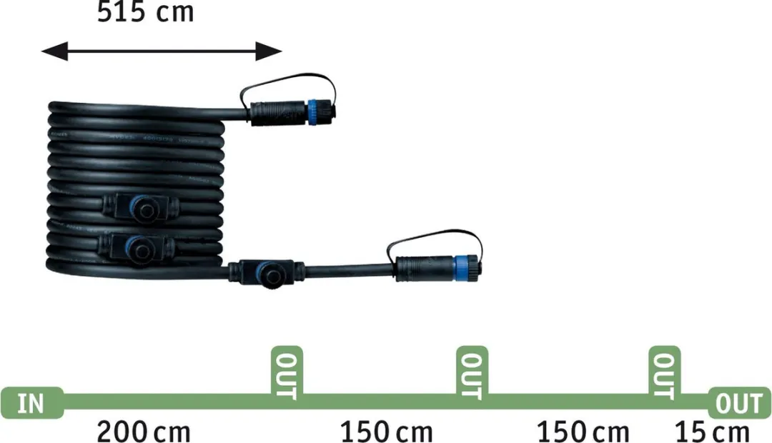 Paulmann Plug & Shine Pike LED-tuinspots Basisset 3x2,2W 3000K - Antraciet