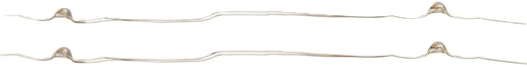 Anna's Collection Draadverlichting Lichtsnoer 2x20 - Warm Wit - Zilver - 100cm