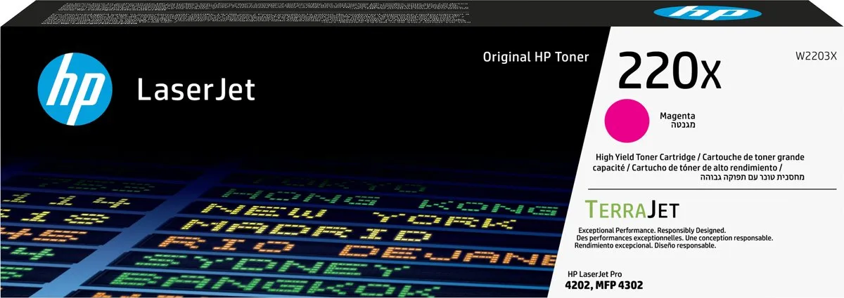 HP 220X Tonercartridge Magenta - 5500 Pagina's