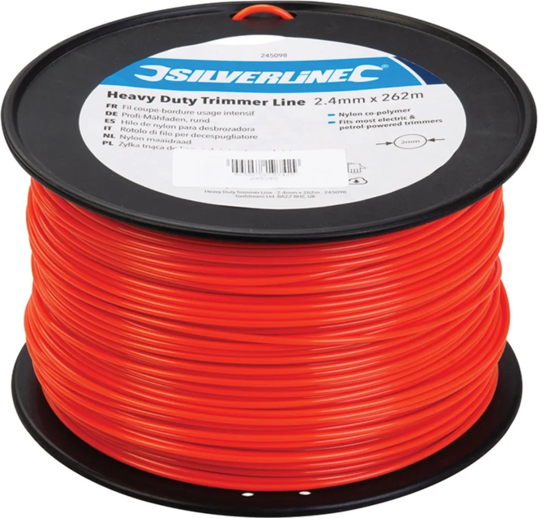 Silverline Nylon Maaidraad 2,4mm