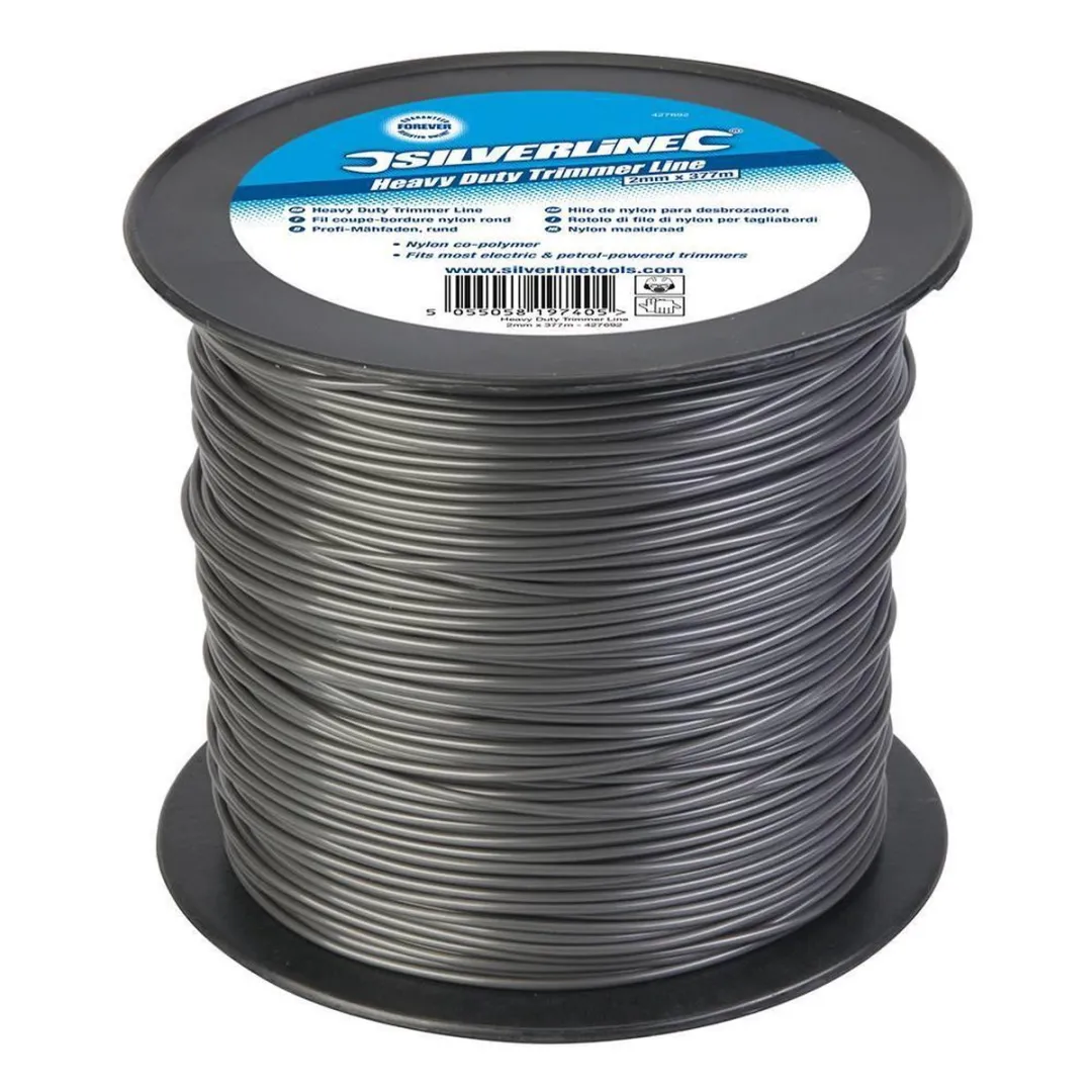 Silverline Nylon Maaidraad 2,4mm - 262m - o.a. Bosch/Stihl