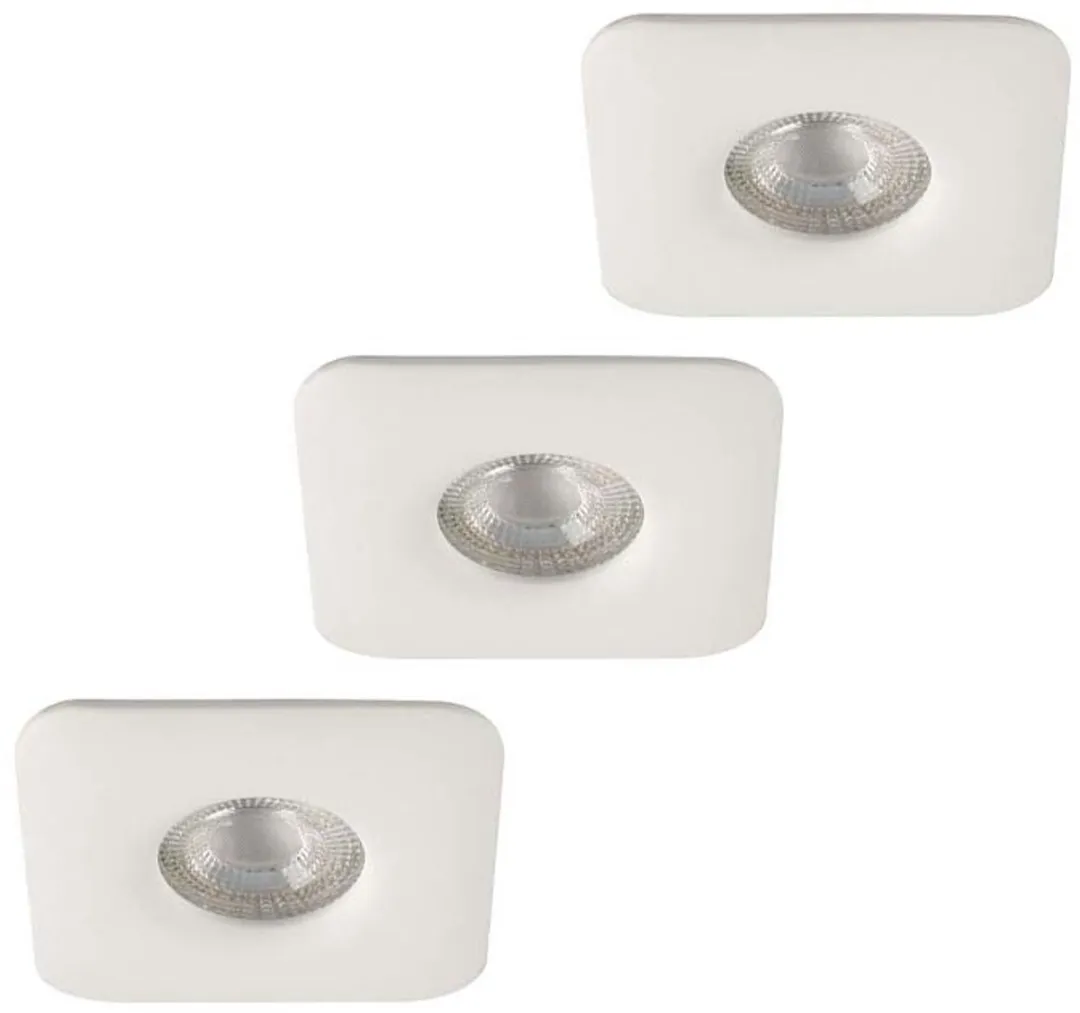 Lybardo Voordeelset Inbouwspots GU10 3x5W 2700K - Wit