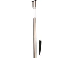 Lumineo Solar Prikspot/Tuinspot 1W - H57cm - Zilver
