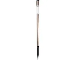Lumineo Solar Prikspot/Tuinspot 1W - H57cm - Zilver