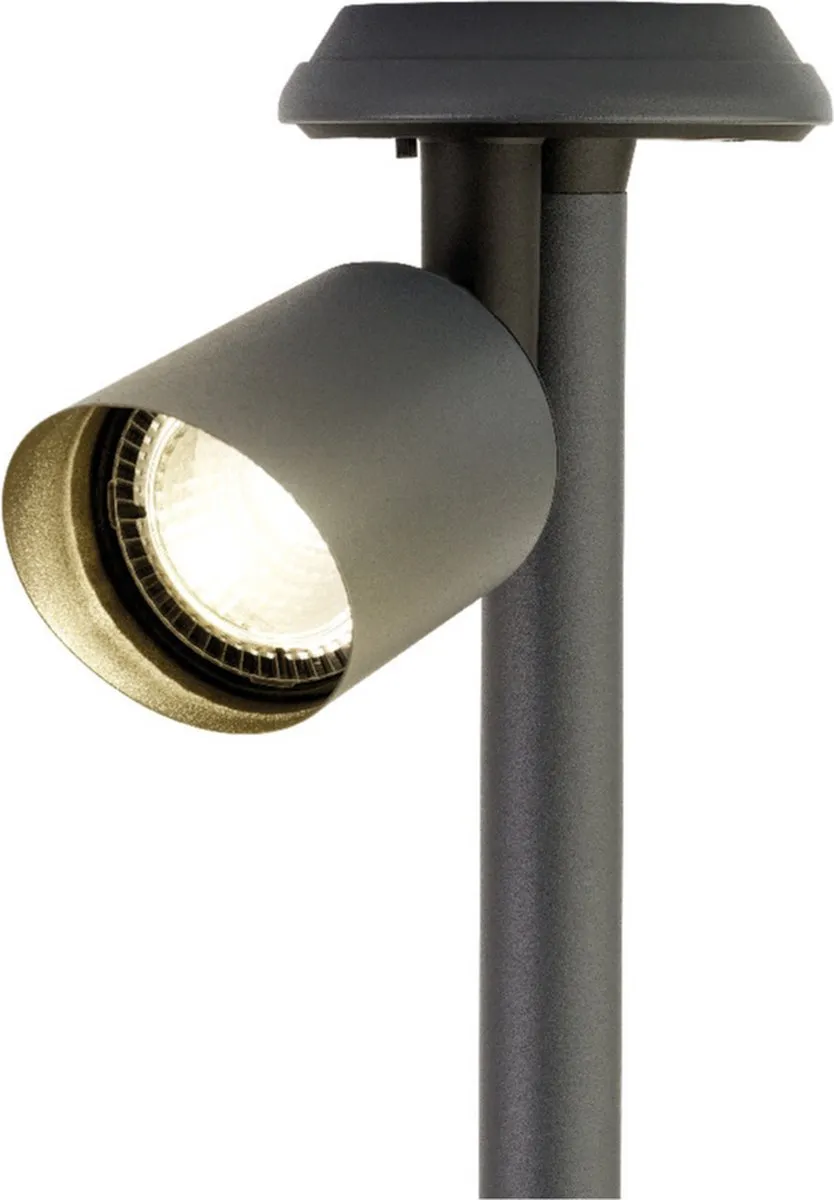 Lumineo Solar Spotlights 2x - 1W Wit - Grijs