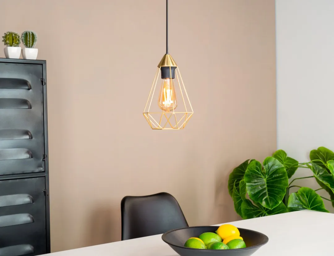 Eglo Tarbes Hanglamp - Ø17,5cm - Koper