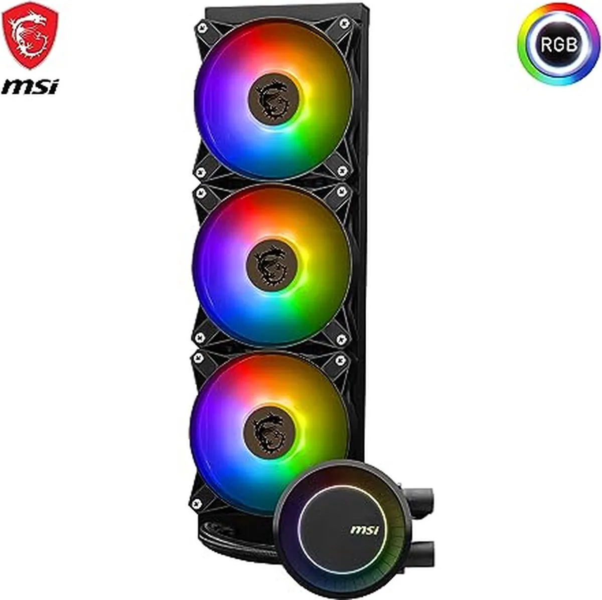 MSI MAG CORELIQUID E360 Processor Koeling - 360mm - Zwart - afbeelding 6 van 6