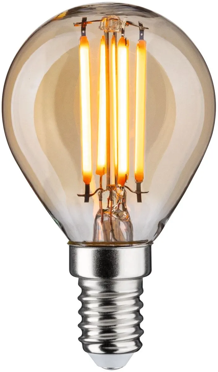 Paulmann 1879 Filament LED-kogellamp E14 450lm - 1800K - Goud